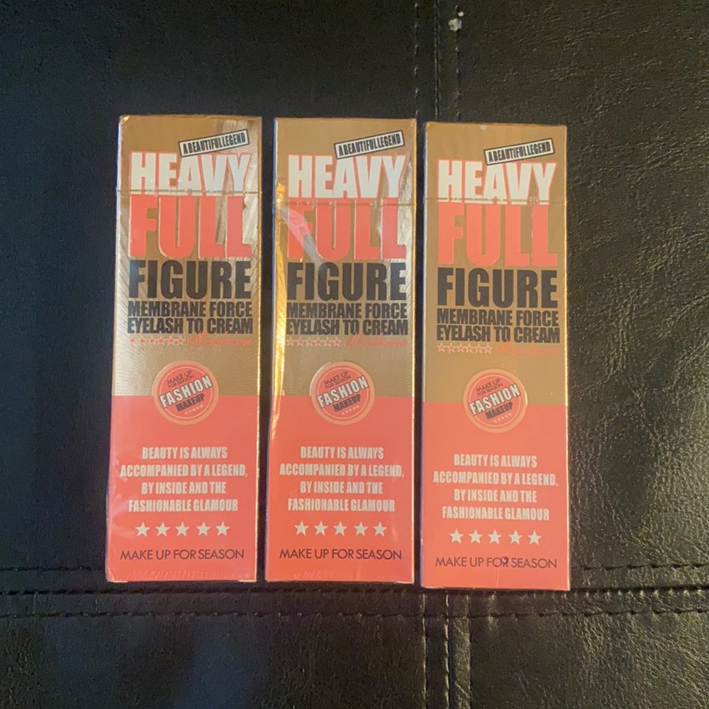 Heavy full figure eyelash to cream mascara